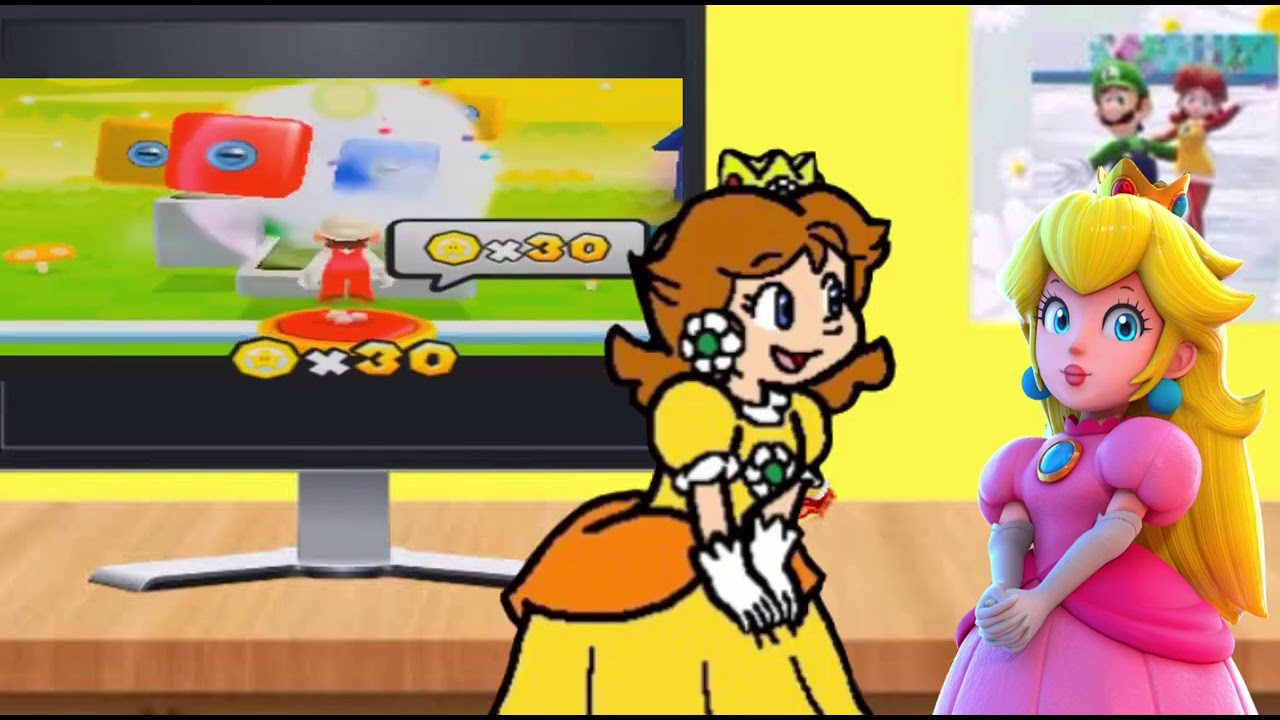 the time Luigi rizzed Peach #mario #luigi #peach #peaches #princesspea