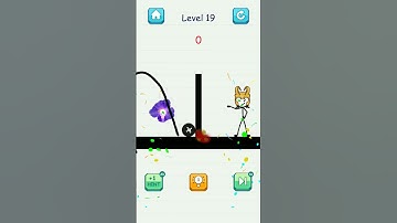 Level 19 Save The Stick man Draw to save