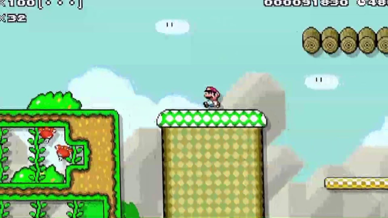 Super Mario Maker Level 1 (Game Super Mario 2015) - YouTube