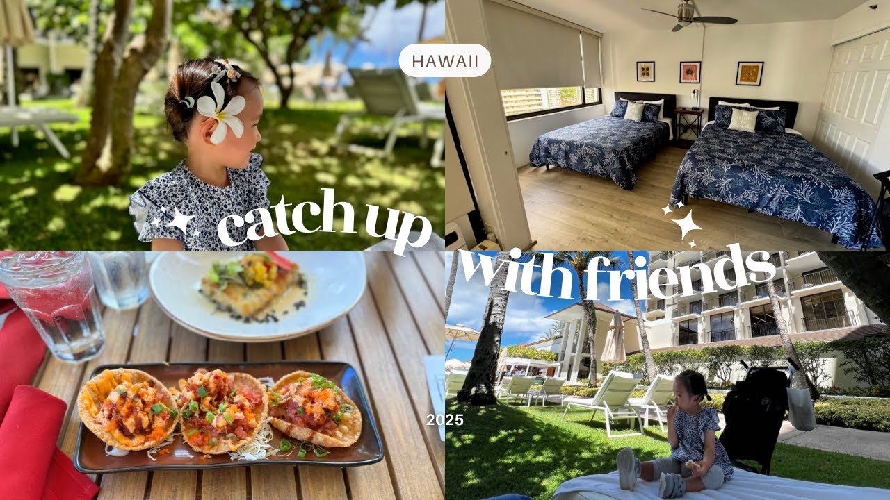 【ハワイ11泊⑦】ハレクラニから宿移動でダイヤモンドヘッドビューのエアビーと友達に会う一日