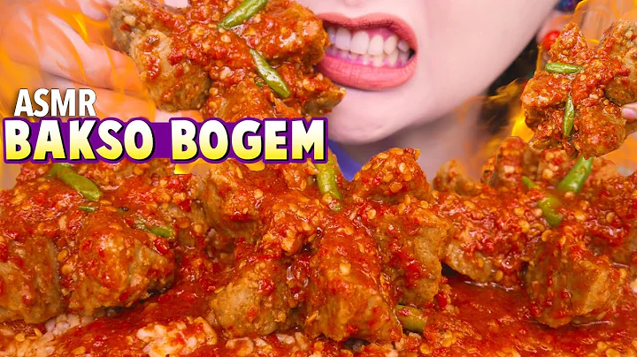 LEVEL ISTIGHFAR!! ASMR BAKSO BOGEM URAT MEKAR RAWIT KUAH MERCON! | ASMR Indonesia