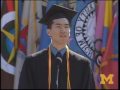 George Dong's University of Michigan Commencement Speech