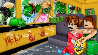 ROBLOX Brookhaven 🏡RP - FUNNY MOMENTS: Miserable Peter Family Vs Zombie Apocalypse Challenge