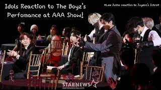 [#AAA2023] Idols Reaction to The Boyz Performance at 2023 Asia Artist Award