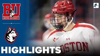Boston University vs Northeastern | NCAA College Hockey | Highlights - January 09, 2024