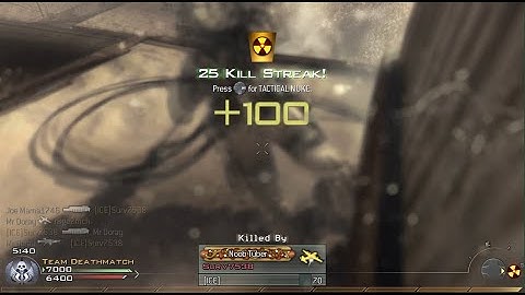 Classic MW2 Rust Nuke with MG4 34-6