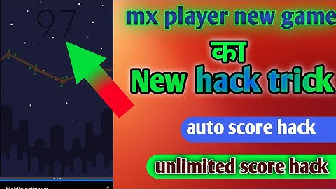 Mx player se paise Kaise kamaye MX Player new game hack trick today unlimited score hack trick today