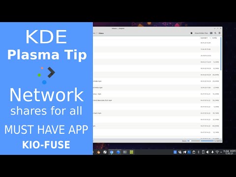 KDE Plasma Tip:  Must have app kio-fuse