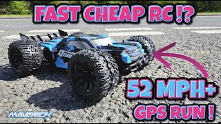 BEST CHEAP 4WD RC HITS SOME SPEED! HPI MAVERICK QUANTIUM FLUX XT + GPS SPEED RUN WITH A DIFFERENCE!