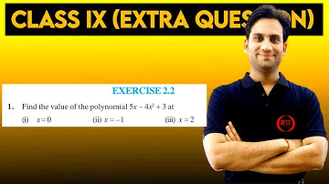 Find the value of the polynomial 5x – 4x² + 3 at (i) x = 0 (ii) x = –1 (iii) x = 2