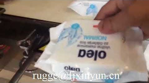 High speed automatic wet wipes making machine