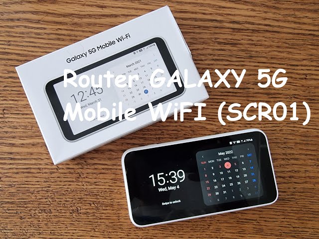 Router Galaxy 5G Mobile WiFI (SCR01) - YouTube