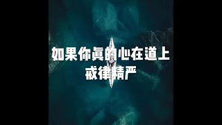 201703 如果你真的心在道上　戒律精严22346