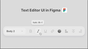 How to Design a Clean Text Editor Toolbar UI in Figma (Step-by-Step)