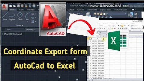 How to Export Coordinate From Autocad to Excel || Autocad sa Excel ma coordinate bajhnay ka tarqaa