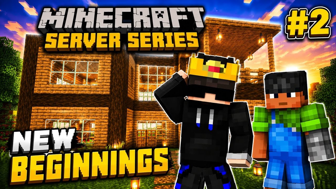 We Built Our First Modern House! | Minecraft Server