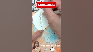 #KALOOA #short #zentangle#tangle#禪繞畫入門＃禪繞圖樣#zentanglepattern How to  draw by Knightley Hsiao