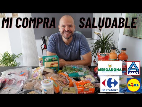 My HEALTHY SHOPPING at MERCADONA, LIDL, ALDI, and CARREFOUR
