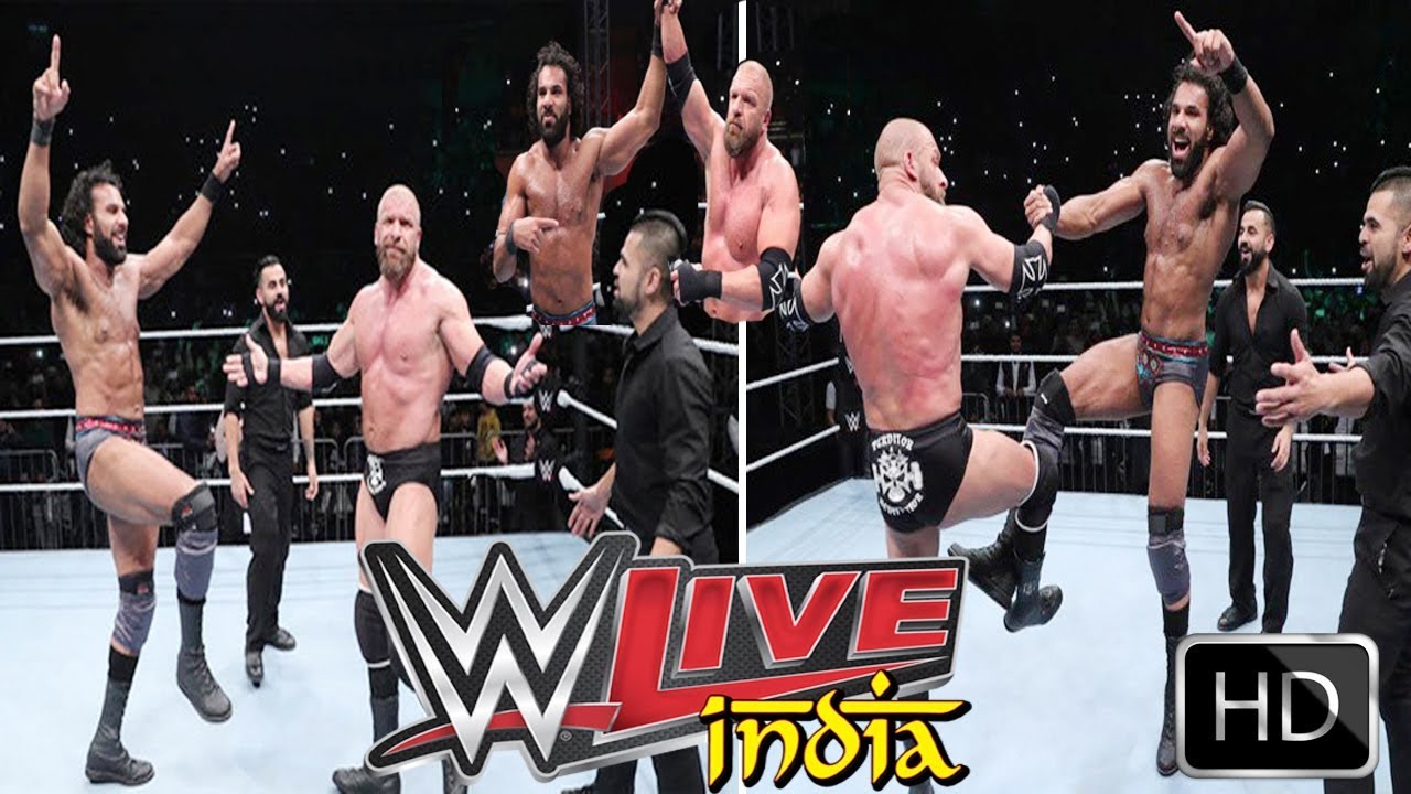 Jinder Mahal Gave Tribute to Indian Fans || WWE Live India 9 December 2017