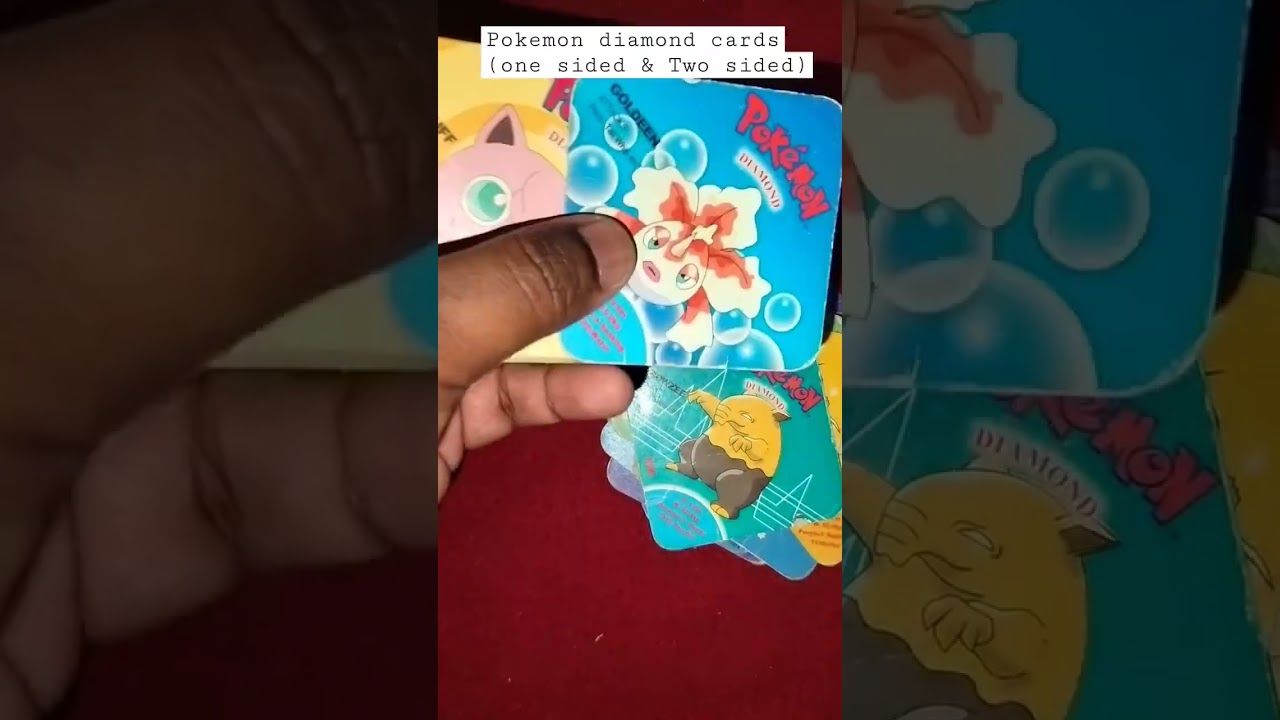 Pokemon diamond Cards ( One sided & Two sided)