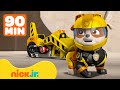 Patrulha Canina | Rubble 🚒 e os resgates mais legais da Patrulha Canina! | Nick Jr. em Português