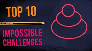 DRAWING without lifting the pencil 🧠 Top 10 challenges like the SNOWMAN