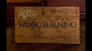 Game of Thrones Map Wood Burning screenshot 1