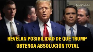 Revelan posibilidad de que Trump obtenga absolución TOTAL