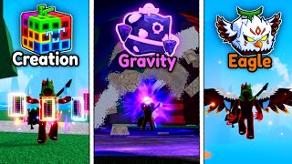 I Mastered All New Creation, Gravity, And Eagle Fruit In Blox Fruits!!