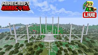 Outlining a New Swamp Build in My 58,500 Day Hardcore Minecraft World