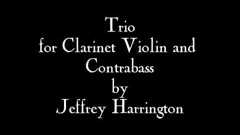 Trio for Clarinet, Violin and Contrabass by Jeffre...