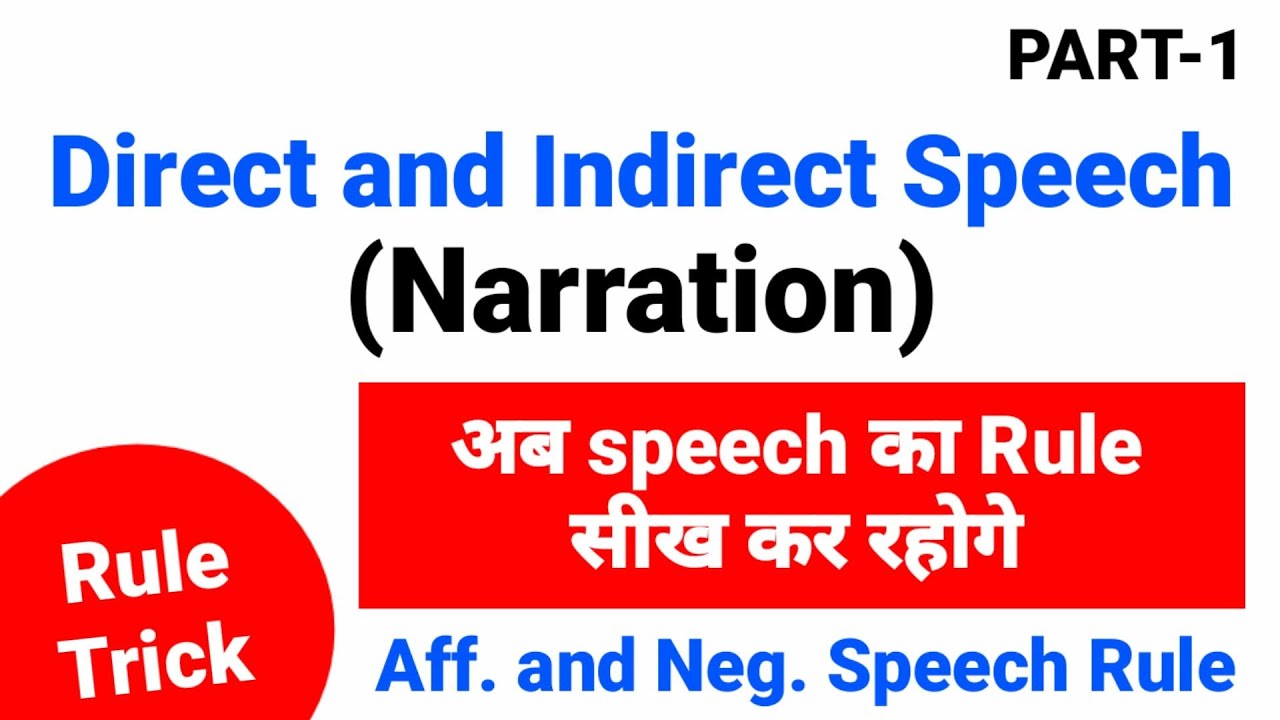 direct indirect speech rules hindi