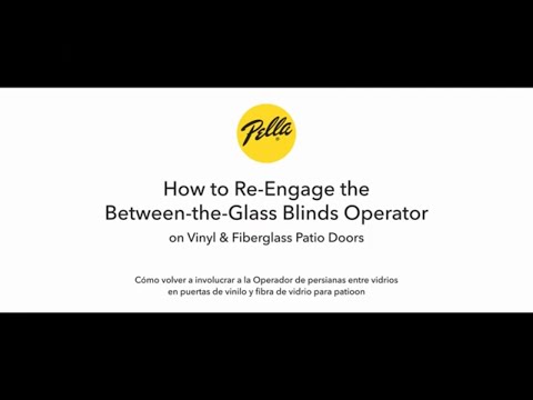 How To Re-Engage Operator on Blinds-Between-the-Glass