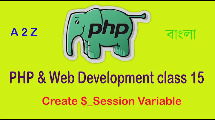 Create session variable in php with web Development part 15