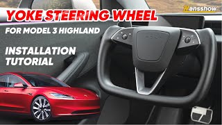 NEW UPGRADE | Tesla Model 3 Highland Yoke Steering Wheel | Installation Tutorial