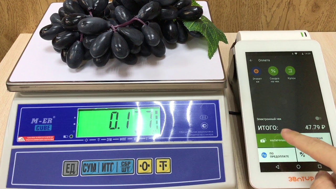 Весы фасовочные M-ER 326AF-6.1 LCD с USB(COM)