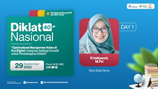 Hari 1: Diklat Manajemen Kelas Era Digital - Integrasi Aplikasi Inovatif untuk Pembelajaran Efektif