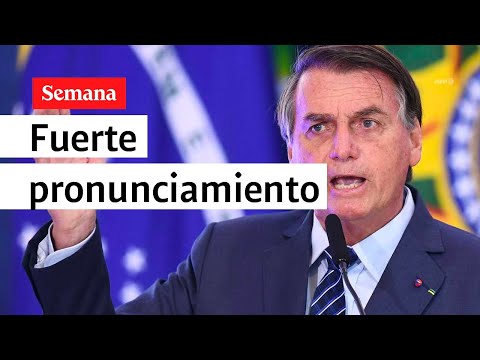 Fuerte pronunciamiento de Bolsonaro: “Las Farc nos preocupa” | Semana Noticias