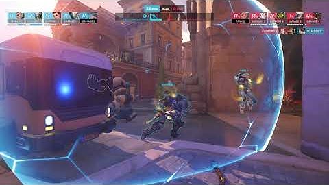 Overwatch 2 - Bots vs Bots on Colosseo (Custom Games | 5v5 Push Mode - Aimbot Difficulty)