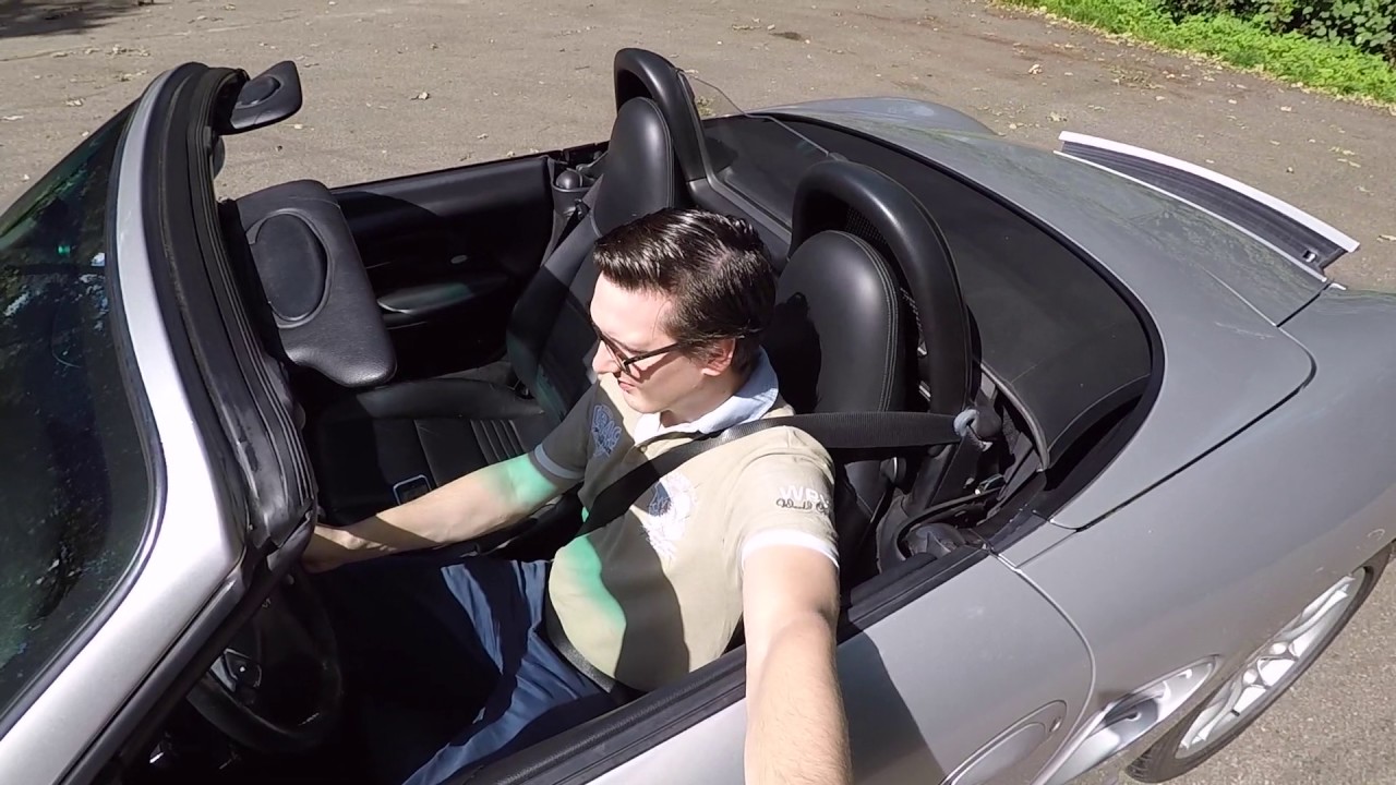 Porsche Boxster 986 Revving, startup, loud, loud exhaust