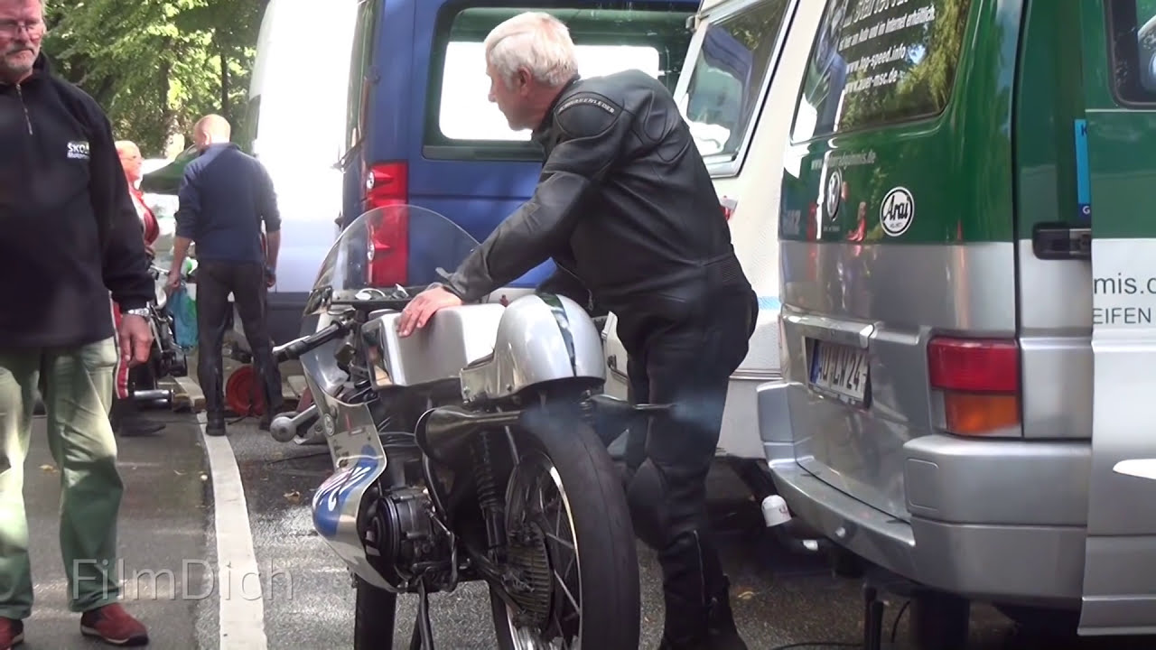 Heinz Rosner auf MZ 💪😳 - Stadtparkrennen Hamburg - Sexy Sound warm up