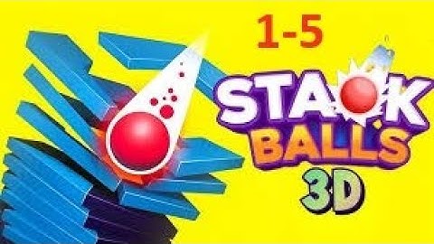 Stack Ball - Crash Platforms Gameplay Trailer Levels 1-5