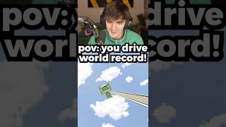 When you drive an INSANE world record! 🤯