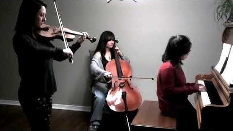 The first noel - instrumental Christmas song - violin, piano and cello