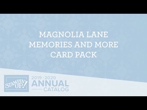Magnolia Lane Memories and More Card Pack by Stampin' Up!