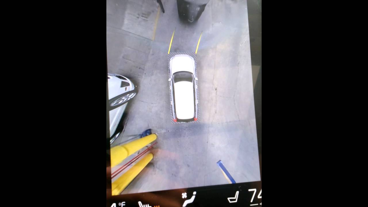 Volvo XC90 T8 360 degree camera view in action YouTube