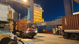 Quay Crane Operation: Daily Routine/ MCC Batanes Maersk line Container for Loading/ Episode 33