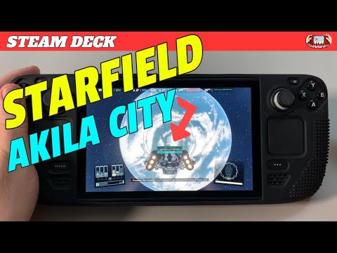 Starfield on Steam Deck - Performance Check on Akila City & Sam Coe