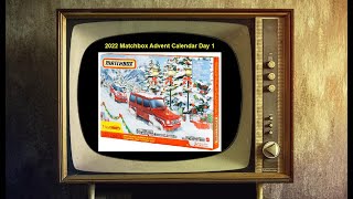 2022 Matchbox Advent Calendar Day 1