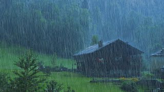 OVERCOME STRESS BY SLEEPING INSTANTLY WITH HEAVY RAIN AND THUNDER AT NIGHT